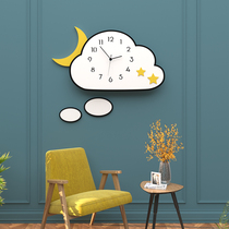 Cloud Wall Clock Modern Simple Home Net Red Fashion Watch Living Room Personality Creative Clock Wall Restaurant Decoration
