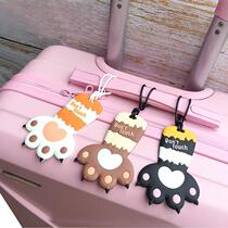Luggage tagging boarding pass trolley travel case hangtag anti-loss identification tag tag boarding consignment pendant creativity