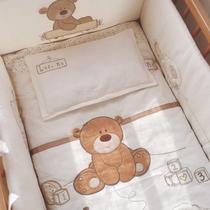 Cotton baby bedding nine-piece cotton newborn baby bedding kit removable crib bed