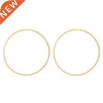 2X Dream Bamboo RingsWooden Circle Round Catcher  Hoop 2
