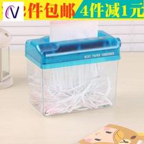 2 small mini silent hand strip shredder Household manual shredder grinder Office use