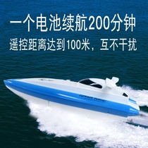 Remote boat speedboat high-powered trawl pull nets pulling boats electric power Racing ship model