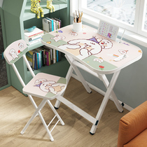 Children desk foldable study table and chairs Primary school children Home suit children desks Write tables Economy Type Modern