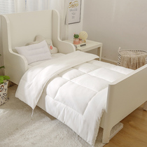 All-cotton era official flagship store pure green kindergarten quilt three pieces of small baby children single piece pack cushion