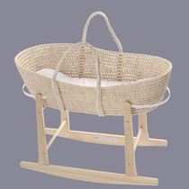 Baby car cradle Rattan old-fashioned rocking nest New baby car sleeping basket Out-of-bed basket