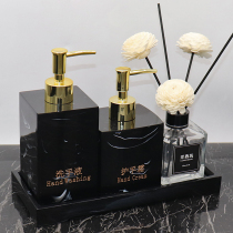 Hotel model room bathroom toothbrush rack mouthwash cup set shampoo shower gel lotion bottle set