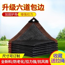 Black sunshade net encryption thickened sunscreen Net anti-aging greenhouse net agricultural shade net outdoor courtyard Sun Net