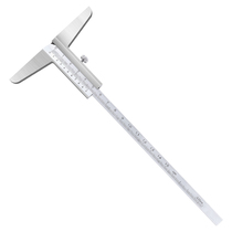 Depth ruler High precision height depth caliper measuring tool woodworking vernier caliper stainless steel small height ruler