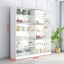Barber shop with light display cabinet anti-theft cabinet with light model mother and infant shop display cabinet glass door display rack with lock