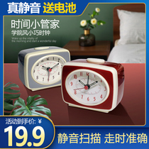 Alarm clock wake-up artifact Childrens special boy and girl alarm student bedroom bedside clock table desktop new