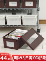 Japan imported CD storage box Home DVD storage disc ps4 5 disc box Comic album finishing storage box