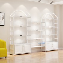 Cosmetics display cabinet beauty salon shelf display rack free combination nail shelf multi-function display cabinet