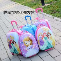Childrens luggage male 16-inch Super flying trolley case girls can mount 18-inch student suitcase universal wheel