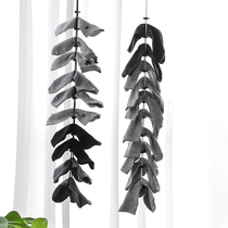 70CM Socks Hanging Rope Clothesline Washing Clothes Basket N