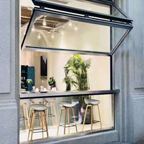 Dessert kitchen soundproof coffee shop multi-choice decorative folding window convenient bar can be customized thickened electric shop