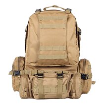 Outdoor multifunctional combination backpack backpack mountaineering travel 50L waterproof tactical military fan backpack sports bag