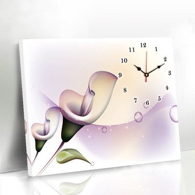 Electric meter meter living room wall watch creative fashion shielding mural box home frameless wall clock with clock home decoration New