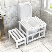 Squatting toilet seat pad toilet holder changed to sitting God new dry toilet Net red mobile toilet Child Aid