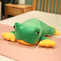 Frog Doll Doll Doll light luxury high-end pillow bed leg soft holding sleeping girl plush