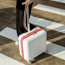 Mini suitcase woman small password light small number 18 inch travel pull bar box sub man 20 net red ins boarding