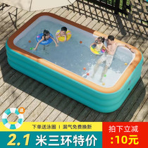 Home Small Swimming Pool Children Home Large Inflatable Foldable Swimming Pool Simple Home Version Inflatable Pool Bucket