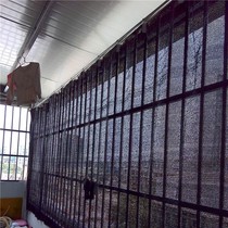 Balcony closed artifact rainproof sunscreen black six-pin encryption thickened household curtains movable windows balcony many