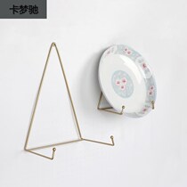 Photo frame holder Toupright original creative hanging wall Decorative Porcelain Dish Wall Hanging rack Desktop Bay hanging disc rack round