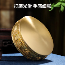 Tibetan Manza disc pure bronze imitation Nepal Eight auspicious sculptures Flowers complete for Mantea rou pan for the Vermanda pan