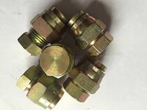 Excavator breaking hammer globe valve ball valve gun head stuffy oil pipe block hammer pipe inner and outer plug 68 hammer accessories