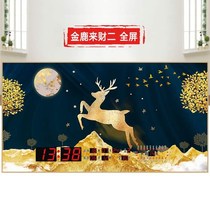 Digital perpetual calendar electronic clock 202119 new home living room wall Wall Wall Wall Calendar fashion clock