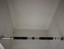 Sports household indoor horizontal bar door wall thickened wear-resistant stainless steel single parallel bar pull-up fitness equipment