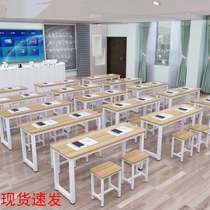 Study Desk Primary School Students Coaching Class Computer Desk Hosting Department Single Biathlon Remedial Class Table And Chairs Training Table