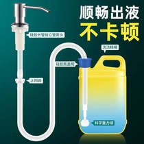 Detergent Presser Bottle 304 Stainless Steel Universal Soap Dispenser Kitchen Sink Detergent Hand Wash Pins Extend