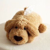 Cartoon Pooch Tissue Box Cute Plush Paparazzi Cramps Paper Towels Paper Towels Creative On-board Car Decorated Cars Paper Towels