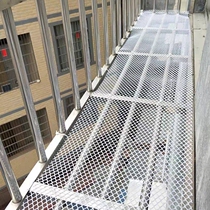 2022 new balcony protective net pvc anti-fall off theft protection window base plate plastic grid anti-leakage seal breeding