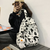 Schoolbag female niche design cute backpack College student backpack Korean original computer bag Joker Japanese simple