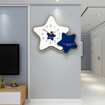 Light luxury clock clock wall clock living room simple modern home fashion creative personality Art decorative clock wall Net Red