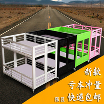 New supermarket car Mobile Promotion table outdoor car folding table stalls display stand stall car Portable