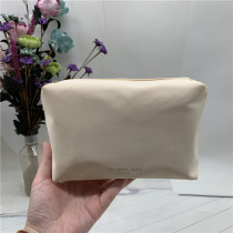Guerlain cosmetic bag new fabric Khaki rice cosmetic bag large capacity clutch bag storage bag finishing bag