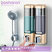 Hole-free soap dispenser toilet wall-mounted hand sanitizer box Press hotel shampoo shower gel box Wall-mounted