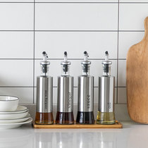 Morden Housewife Oil Pot Glass Anti-Leaking Vinegar Jug Sauce Bottle Sauce Bottle Vinegar Bottle Domestic Vegetable Oil Raw Pumping Suit Oil Bottle