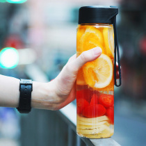 unibott Youdao high borosilicate sports cup glass fitness portable cup ins wind cup children summer