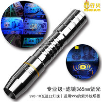 验钞灯紫光验钞机小型便携式荧光测试笔紫外线手电筒照钱鉴定专用
