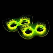 Glow stick mask DIY glowing eye mask dance fluorescent mask Halloween Christmas party decoration props