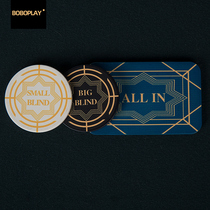 BOBOPLAY TEXAS HOLDEM ALL IN CARD CERAMIC SIZE BLIND
