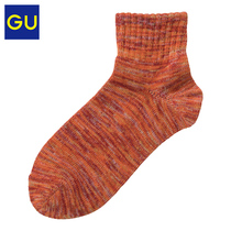 GU极优男装袜子2020春季新款时尚潮流简约休闲商务男士短袜321194