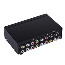 MT-104AV 4-port AV distributor one in four out three Lotus AV audio video splitter set-top box DV
