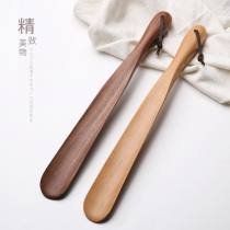 Beech wood shoe pluck home wear stick long handle shoe handle shoe pull shoe shoestring small shoe pull shoe pull shoe