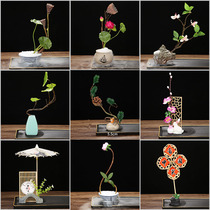 Hotel Flowers Cold Dish Decorative mood Spurs around the flower Restaurant Mood Sushi Swing Tray Decorative features Flowers Flowers