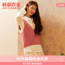 IU same paragraph Handu clothing store 2020 new high waist A-line short skirt tooling pleated skirt RW9126瑒